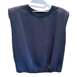 Skies Are Blue NWT Navy Top Size S